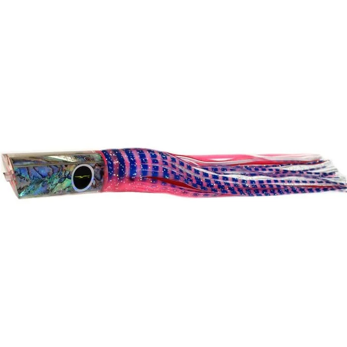 Spinner Lures-Black Bart Kona Classic Tube Medium Heavy Tackle Lure - Pink Tiger/White