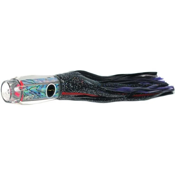 Lifelike Lures-Black Bart Kona ProJet Medium Heavy Tackle Lure - Black/Purple Fleck