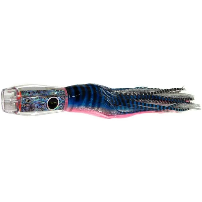 High-Quality Lures-Black Bart Kona ProJet Medium Heavy Tackle Lure - Blue Pink Tiger/Silver Tiger