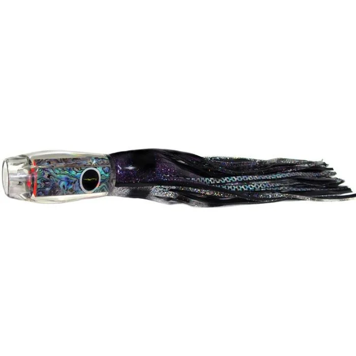 Spinnerbait Lures-Black Bart Kona ProJet Medium Heavy Tackle Lure - Purple/Black Dot