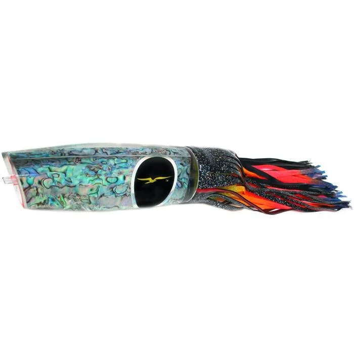 Buzzbait Lures-Black Bart Lunch Teaser - Black/Rainbow