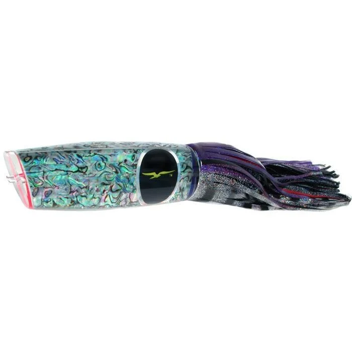 Soft Plastic Lures-Black Bart Lunch Teaser - Purple/Black