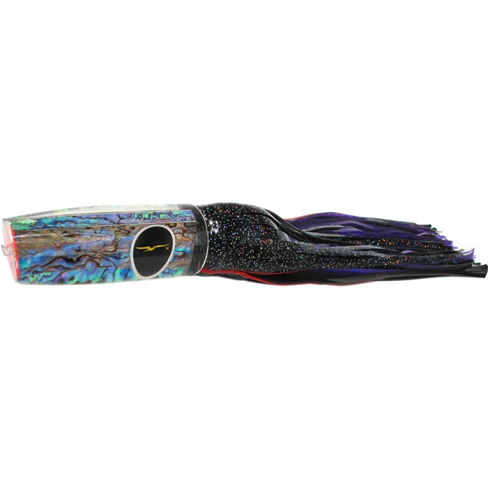 Action-Packed Lures-Black Bart Madeira Mama Heavy Tackle Lure - Black/Purple Fleck