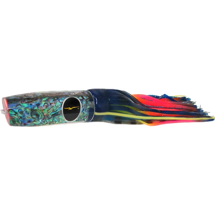 Saltwater Jerkbait Lures-Black Bart Madeira Mama Heavy Tackle Lure - Blue Yellow/Rainbow