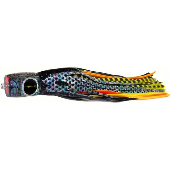 Deep-Diving Crank Lures-Black Bart Mahi Candy Medium Tackle Lure - Black Dot/Yellow Tiger