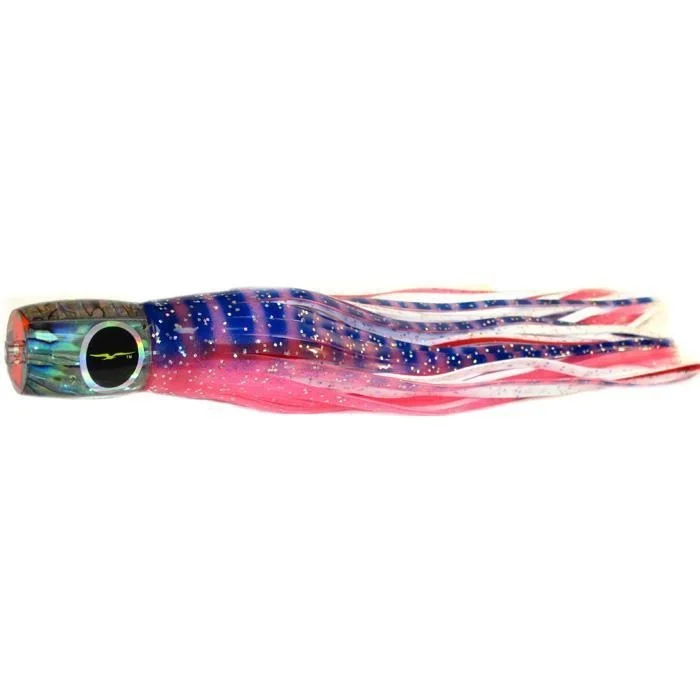 Saltwater Crankbait Lures-Black Bart Mahi Candy Medium Tackle Lure - Pink Tiger/White