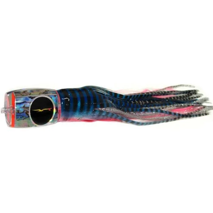 Topwater Baitfish Lures-Black Bart Marlin Candy Medium Heavy Tackle Lure - Blue Pink Tiger/Silver Tiger