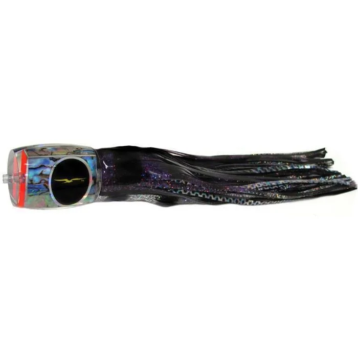 Top-Rated Fishing Lures-Black Bart Marlin Candy Medium Heavy Tackle Lure - Purple/Black Dot