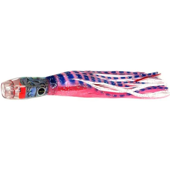 Soft Plastic Jerk Lures-Black Bart Pro Jet Light Tackle Lure - Pink Tiger/White