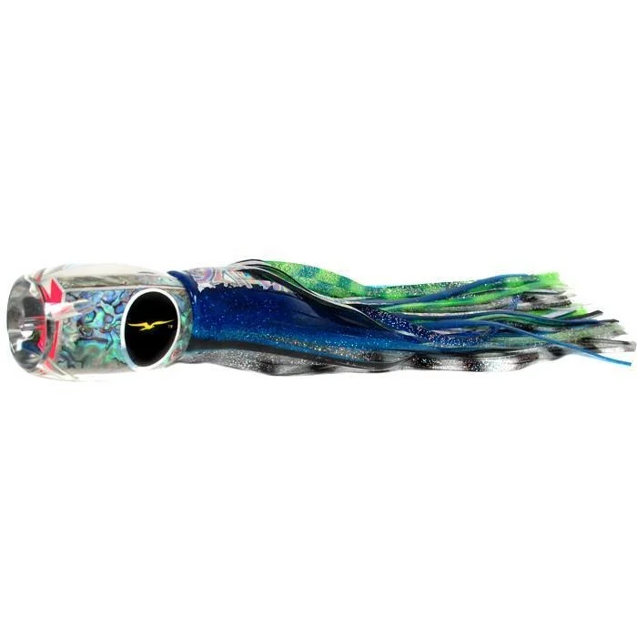 Scented Crawfish Lures-Black Bart Puerto Rico Prowler Heavy Tackle Lure - Blue Yellow/Green Chartreuse