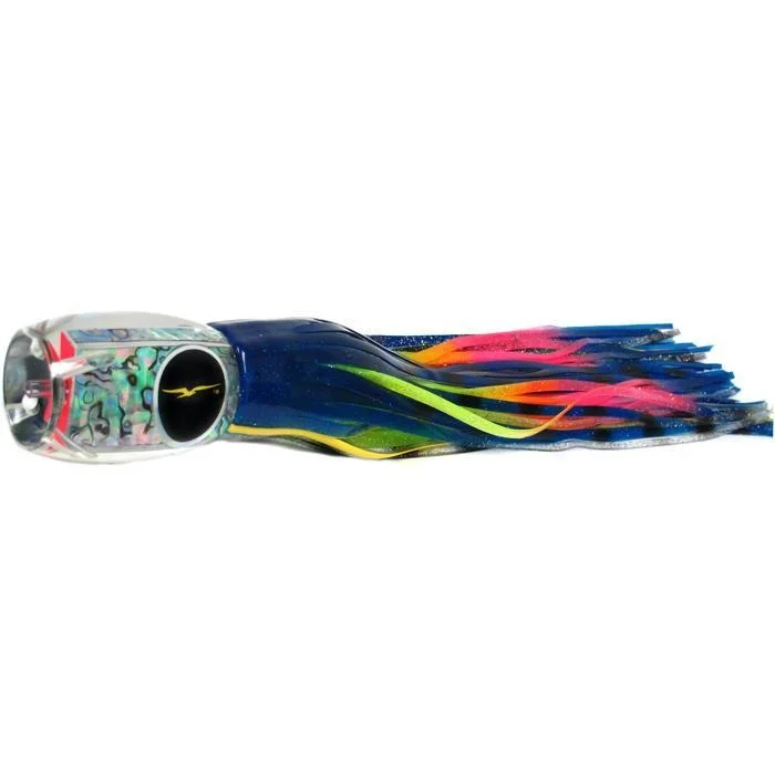 Jighead Lures-Black Bart Puerto Rico Prowler Heavy Tackle Lure - Blue Yellow/Rainbow