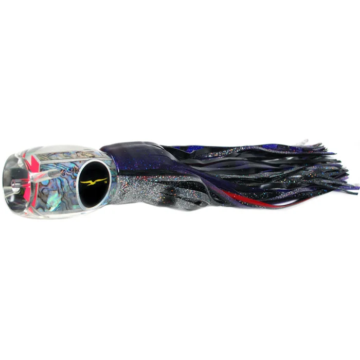 Bass Fishing Lures-Black Bart Puerto Rico Prowler Heavy Tackle Lure - Purple/Black Dot