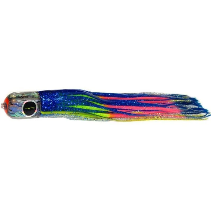 Lures for Saltwater Fishing-Black Bart Punisher Medium Heavy Tackle Lure - Blue Yellow/Rainbow