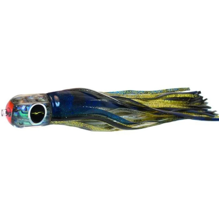 Lures for Catfish-Black Bart Punisher Medium Heavy Tackle Lure - Yellowfin/Silver Gold Black