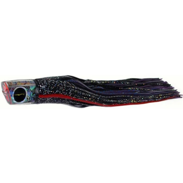 Realistic Lures-Black Bart RPP Medium Heavy Tackle Lure - Black/Purple Fleck