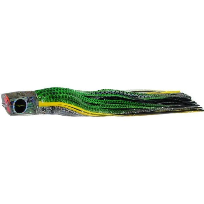 Eco-Friendly Fishing Lures-Black Bart RPP Medium Heavy Tackle Lure - Green/Black Dot