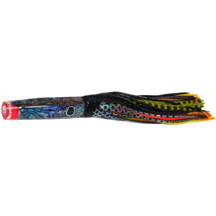 Fishing Lures for Bass-Black Bart Rum Cay Candy Light Tackle Lure - Black Dot/Yellow Tiger