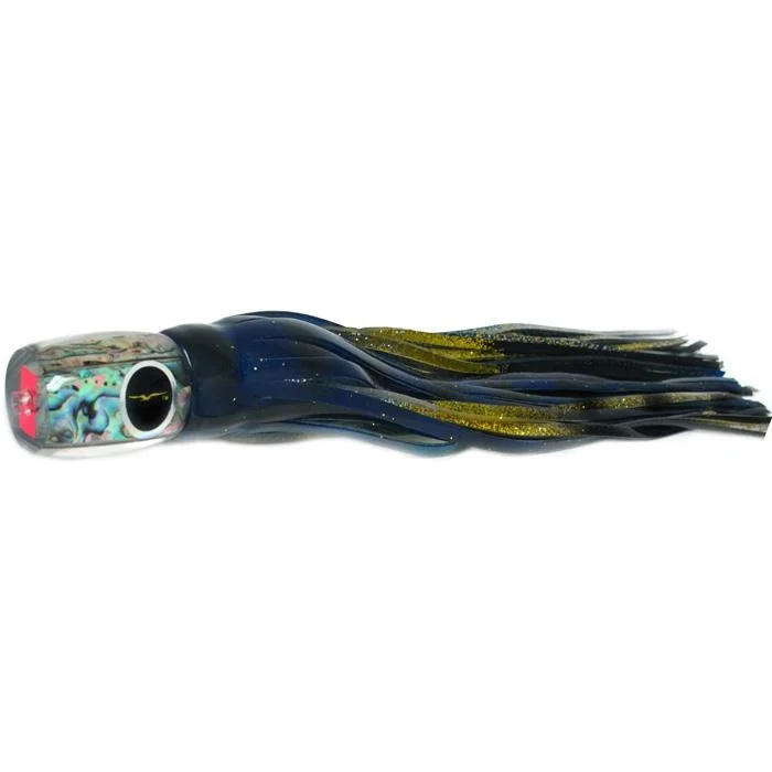 Night Fishing Lures-Black Bart Striper Candy Medium Heavy Tackle Lure - Yellowfin/Silver Gold Black