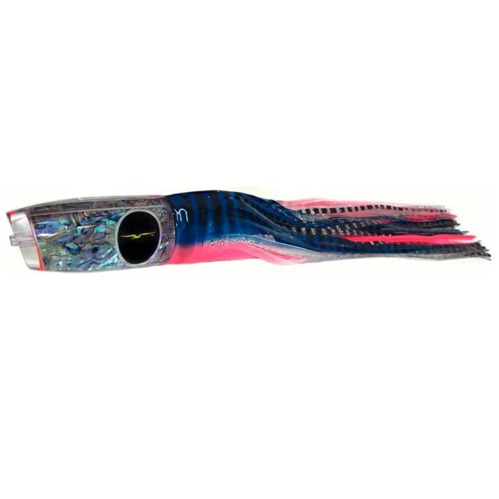 Tactical Lures-Black Bart Super Plunger Heavy Tackle Lure - Blue Pink Tiger/Silver Tiger