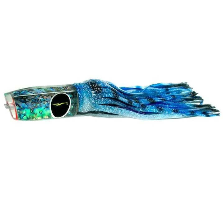 Deep Diving Lures-Black Bart Super Plunger Heavy Tackle Lure - Oceanic Blue/Blue Tiger