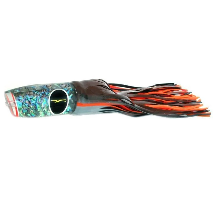 Topwater Frog Lures-Black Bart Super Plunger Heavy Tackle Lure - Petro/Orange