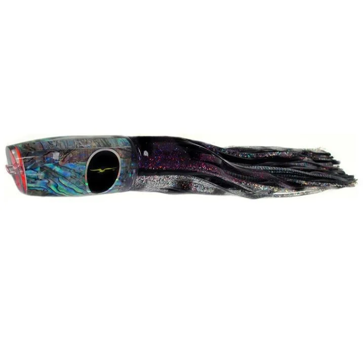 Best Lures for Pike-Black Bart Super Plunger Heavy Tackle Lure - Purple Blue Dot/White Dot