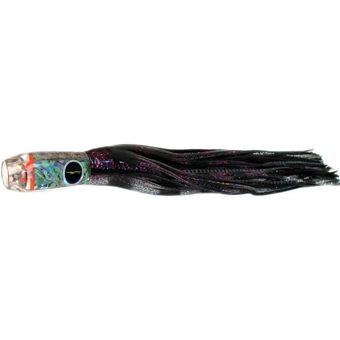 Floating Lures-Black Bart Super ProJet Medium Heavy Tackle Lure - Purple/Black Dot