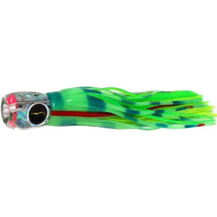 Saltwater Jerkbait Lures-Black Bart Tahitian Prowler Medium Tackle Lure - Glow/Green Chartreuse