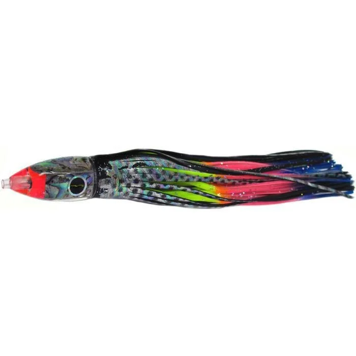 Sinking Popper Lures-Black Bart Tuna XXX Light Tackle Lure - Black/Rainbow