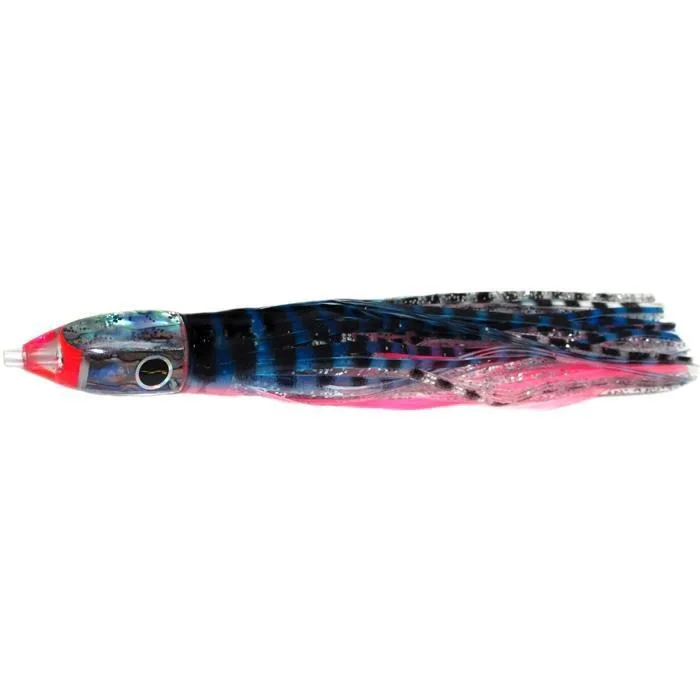 Weighted Worm Lures-Black Bart Tuna XXX Light Tackle Lure - Blue Pink Tiger/Silver Tiger