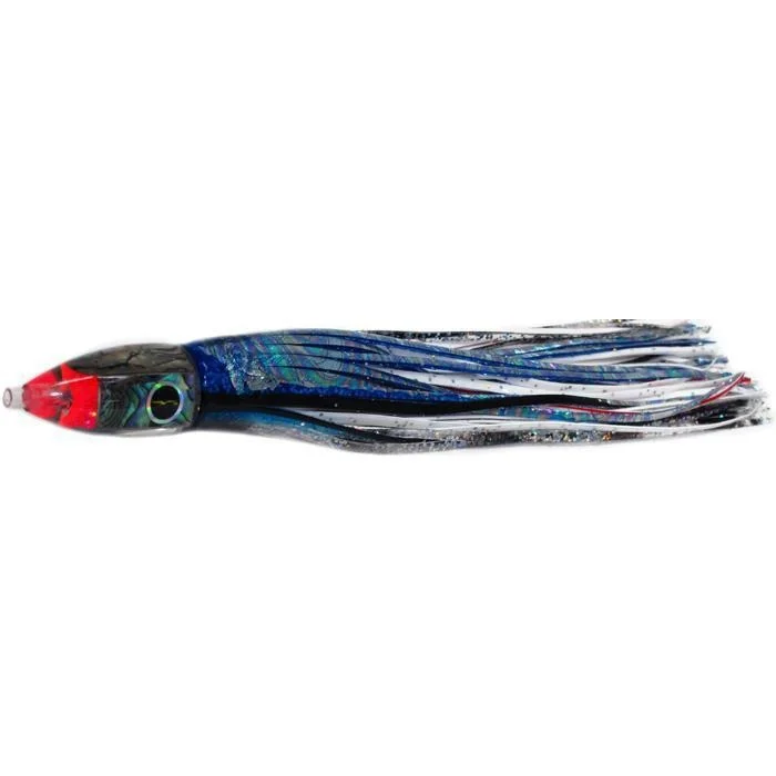 Unique Color Lures-Black Bart Tuna XXX Light Tackle Lure - Blue/White