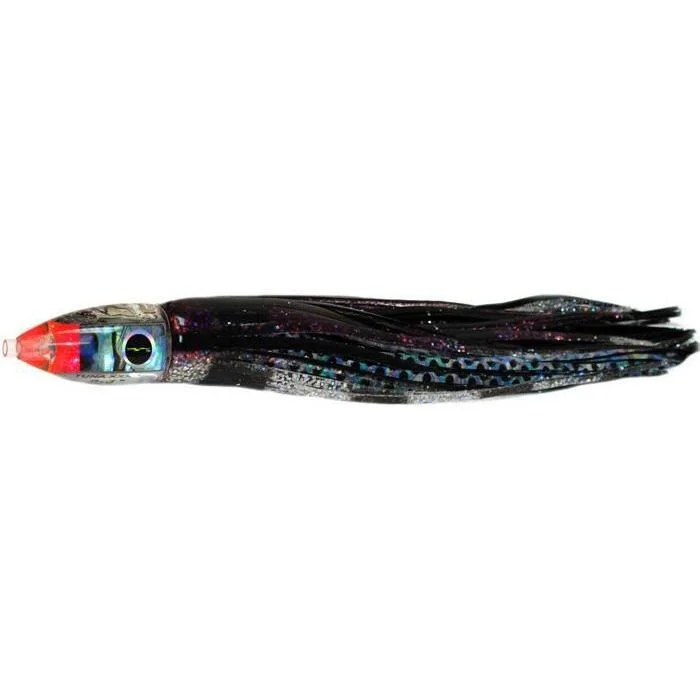 Slow-Sinking Lures-Black Bart Tuna XXX Light Tackle Lure - Purple/Black Dot