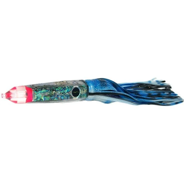 Weighted Lures-Black Bart Wahoo Candy Medium Heavy Tackle Lure - Oceanic Blue/Blue Tiger