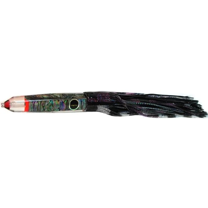 Hard Body Lures-Black Bart Wahoo Candy Medium Heavy Tackle Lure - Purple/Black Dot