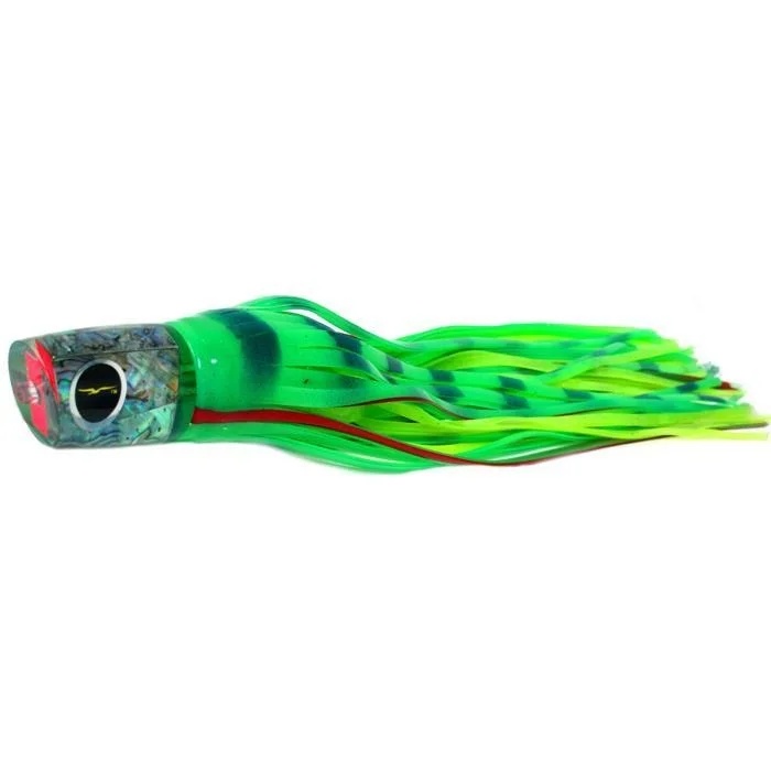 Fishing Lures for Salmon-Black Bart Warrior Medium Heavy Tackle Lure - Glow/Green Chartreuse