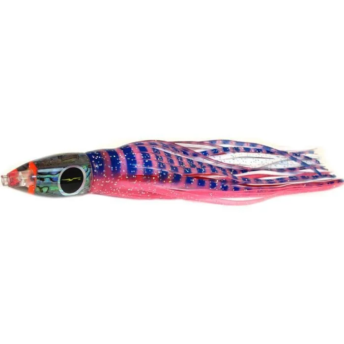 Bright Color Lures-Black Bart Wicked Medium Tackle Lure - Pink Tiger/White