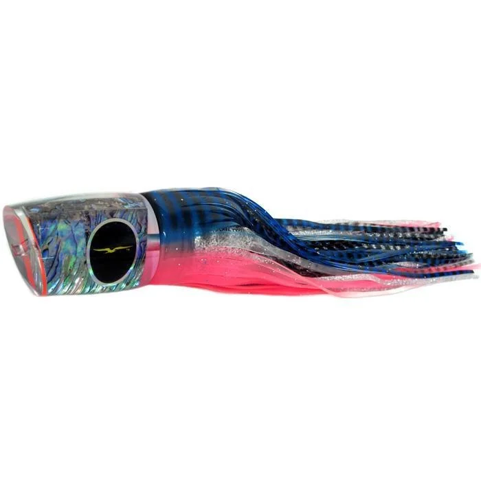 Fishing Lures for Perch-Black Bart Zulu Heavy Tackle Lure - Blue Pink Tiger/Silver Tiger