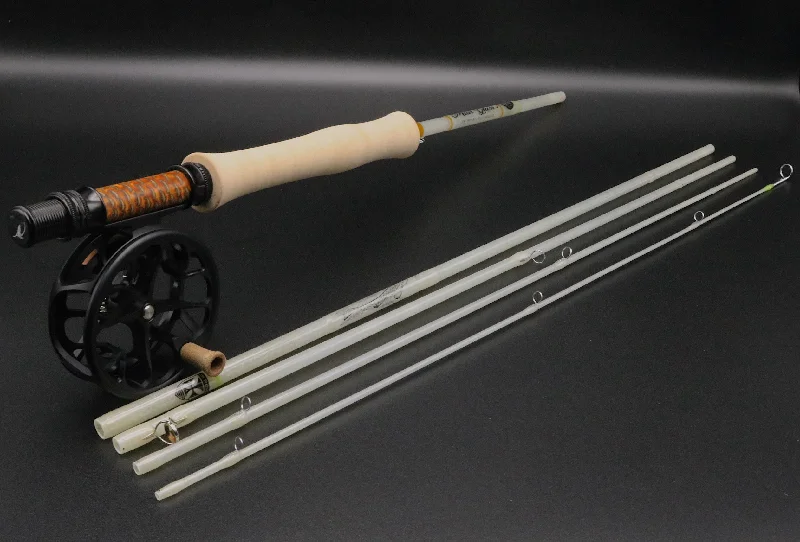 Mid-Range Fishing Rod for Walleye-Muir Glass pack rod 7 foot 3 weight 5 piece