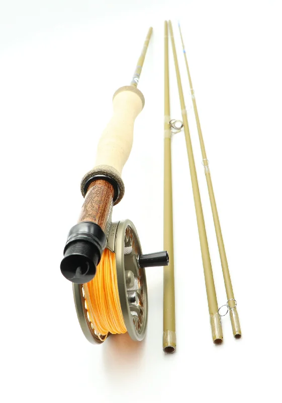 Compact Fishing Rod for Backpacking-Rock Hopper & Beaver Meadow  S-Glass Combo