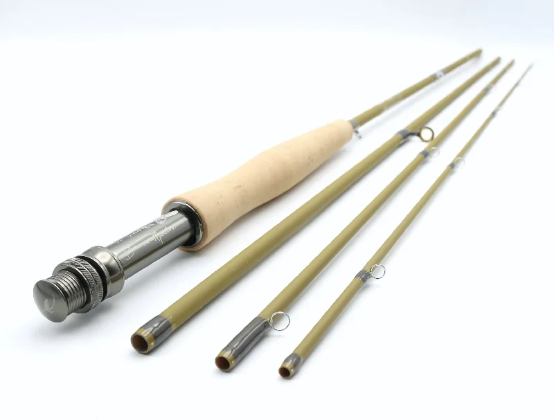 Ultra-Sensitive Fishing Rod for Light Bites-S-Glass Zen Trout Fly Rod GRAY