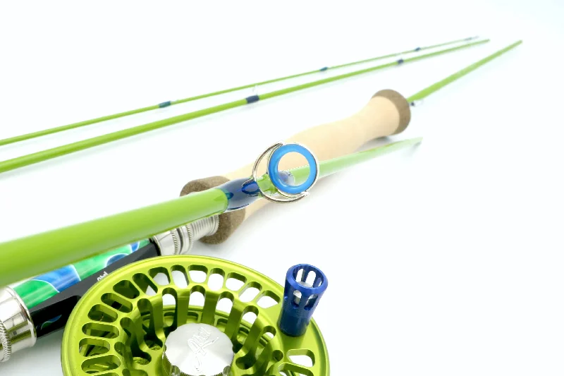 Fishing Rod with Soft Handle Grip-sub-line green beaver meadow