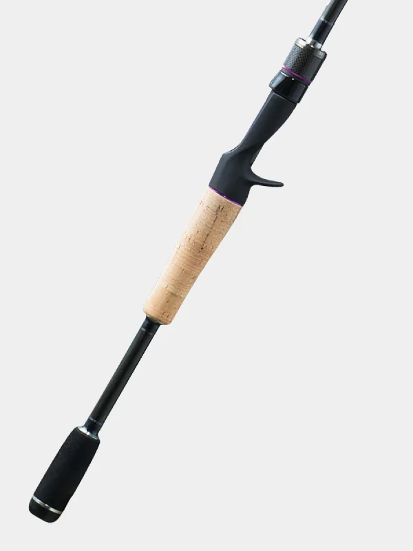 Fishing Rod with Soft Handle Grip-WILD SIDE 6'10" Heavy Casting Rod