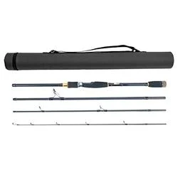 Fishing Rod with Built-in Reel-FENWICK - HMG - 4 PC - TRAVEL ROD WITH CASE