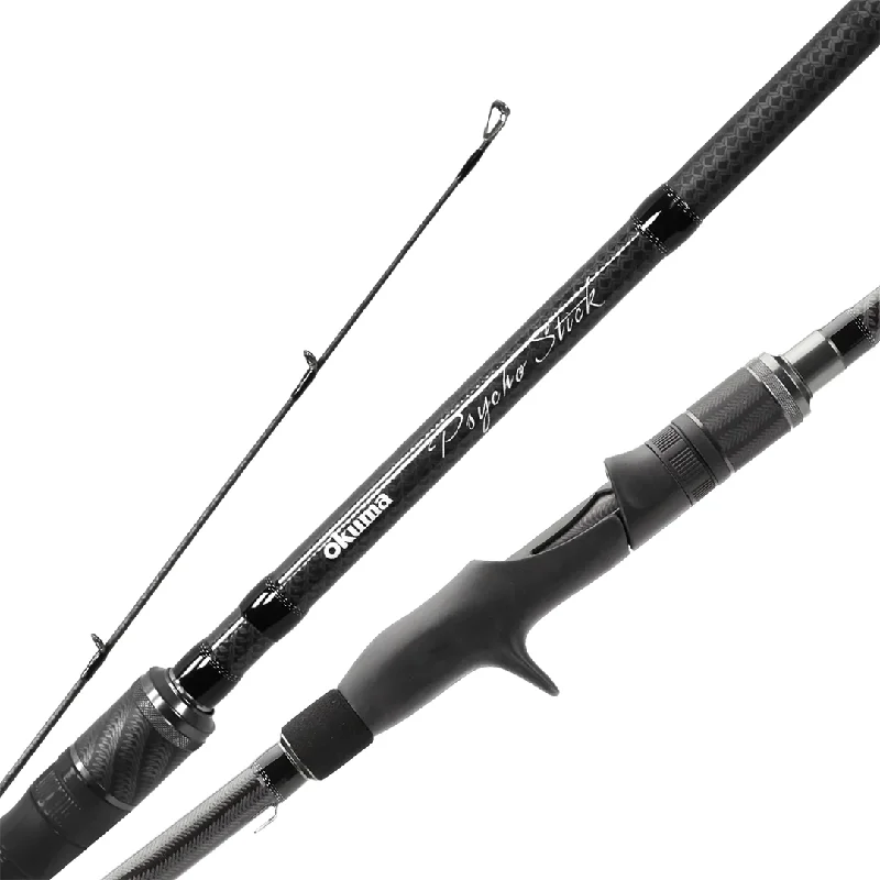 Fishing Rod with Comfortable Grip-Okuma Psycho Stick Bass Casting Rod