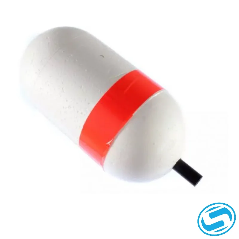 Lightweight Fixed Float-Comal Tackle Sharks 3" x 6" Red/White Float