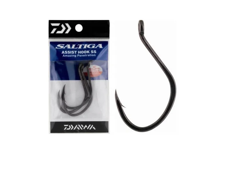 Best Fishing Hooks for Walleye-Daiwa Saltiga Assist Hooks 4/0