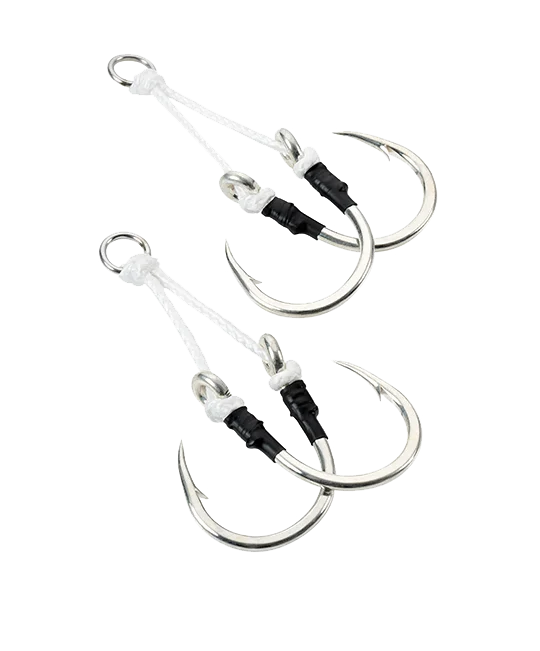 Strong Fishing Hooks for Heavy Bait-Daiwa Saltiga Dual Assist Hooks Short