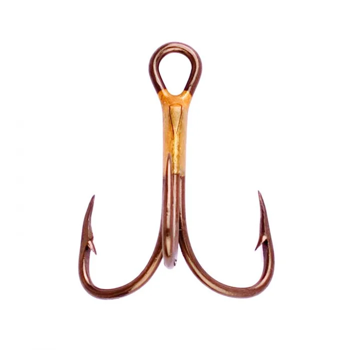 Fishing Hooks for Carp Fishing-Eagle Claw 374 Treble Hooks