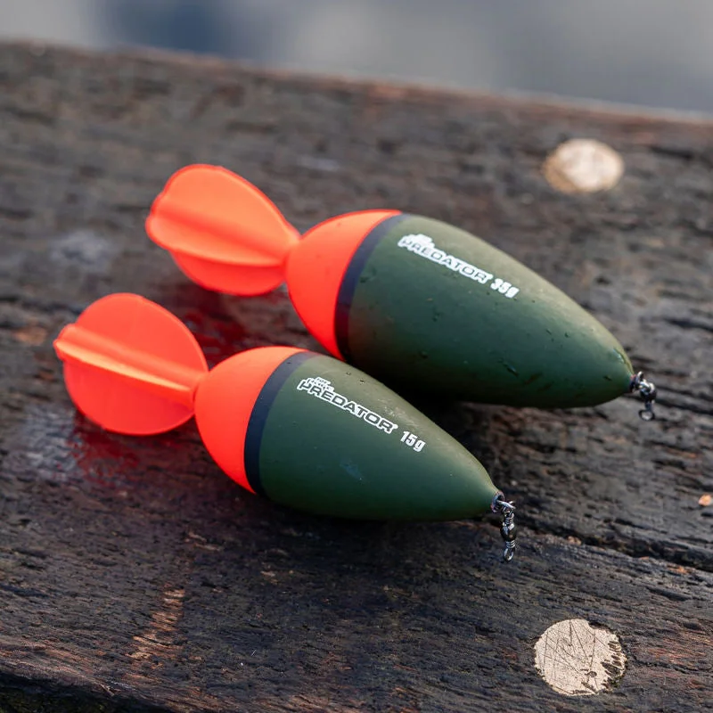 Fixed Float with Glow-in-the-Dark Features-Fox Rage Predator HD Dart Swivel Floats