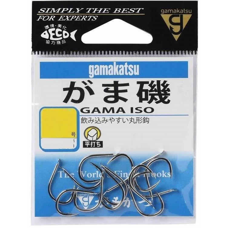 Fishing Hooks with Anti-Rust Coating-GAMAKATSU Gama ISO Fishing Hooks